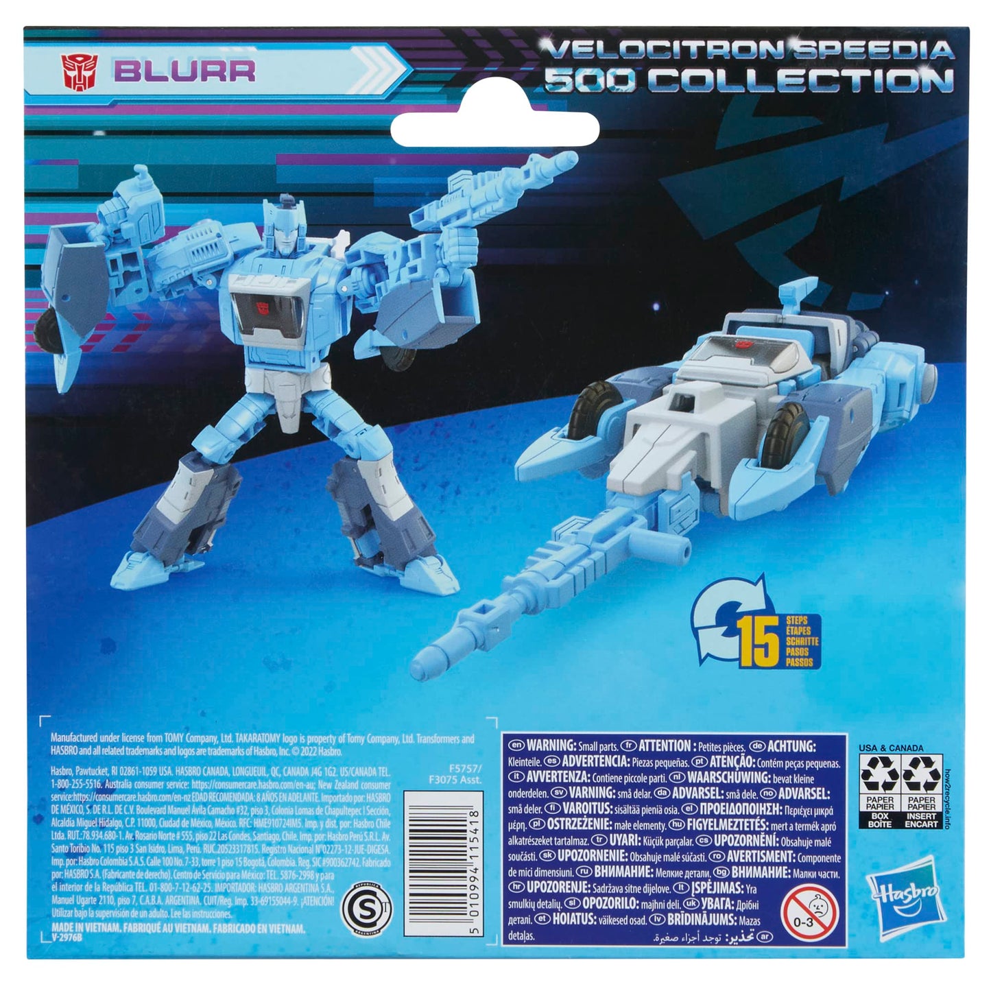 Transformers Legacy Velocitron 5 Inch Action Figure Deluxe Class Exclusive - Blurr