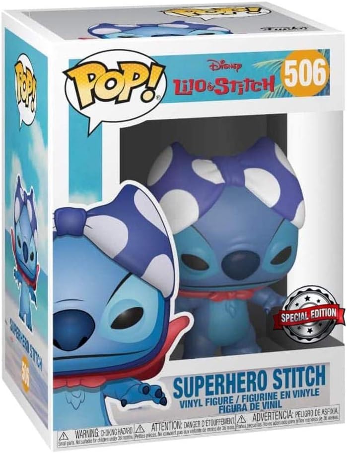 Funko POP Disney: Lilo & Stitch - Superhero Stitch Vinyl Figure