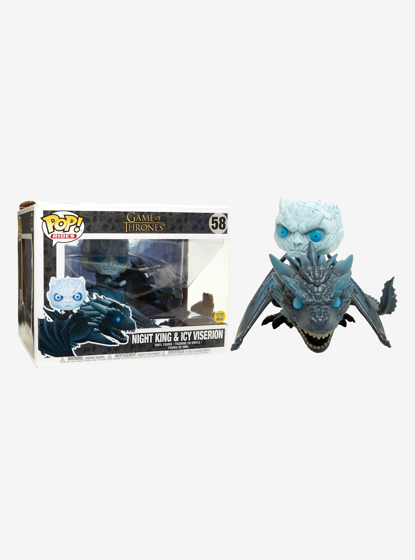 Funko Pop! Rides: Game of Thrones - Night King On Dragon Collectible Figure