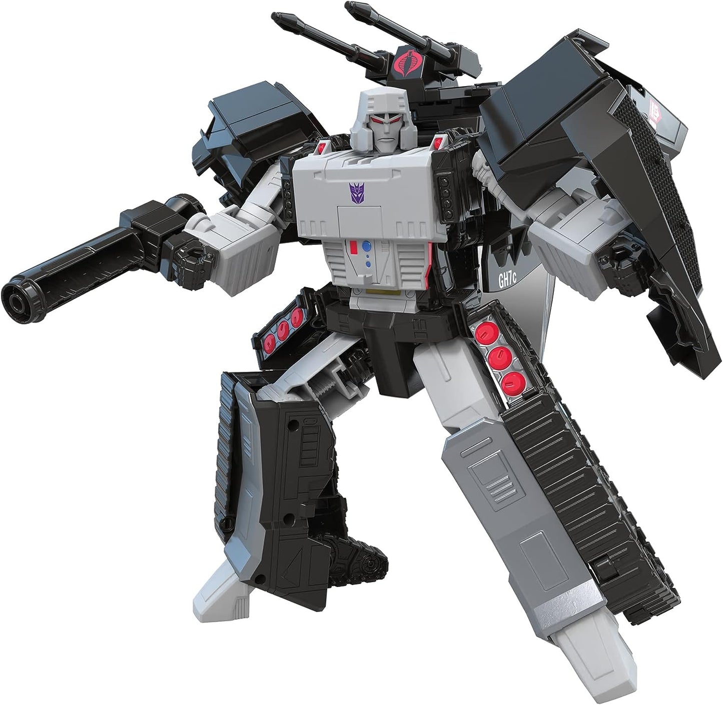 Transformers Generations Collaborative: G.I. Joe Mash-Up, Megatron H.I.S.S. Tank with Cobra Baroness Figure, Ages 8 and Up