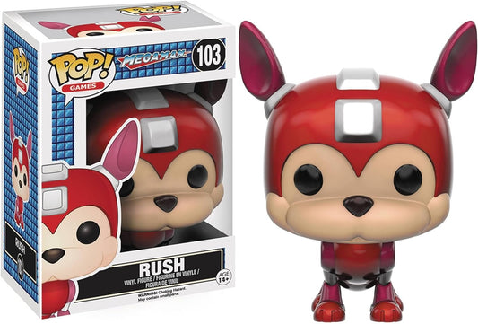 Funko POP Games: Mega Man - Rush Action Figure