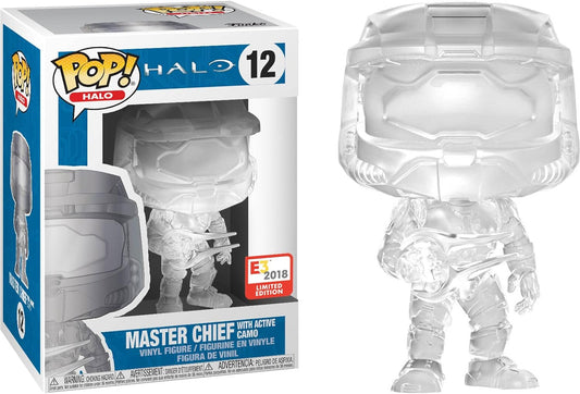 Funko Pop Games: Halo - Master Chief with Active Camo E3 2018 Limited Edition Exclusive