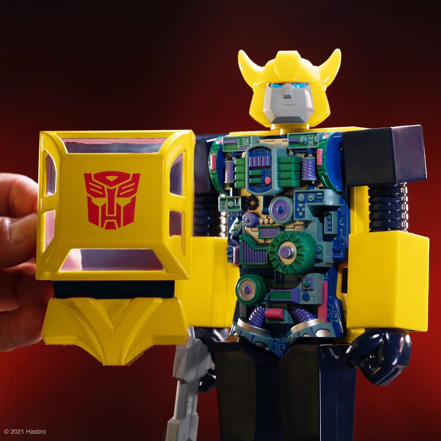 Super7 Transformers Bumblebee (G1 Full Color) 10 in Super Cyborg Figure