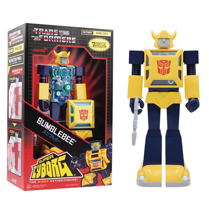 Super7 Transformers Bumblebee (G1 Full Color) 10 in Super Cyborg Figure