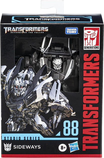 Transformers Toys Studio Series 88 Deluxe Class Revenge of The Fallen Sideways Action Figure - Ages 8 and Up, 4.5-inch