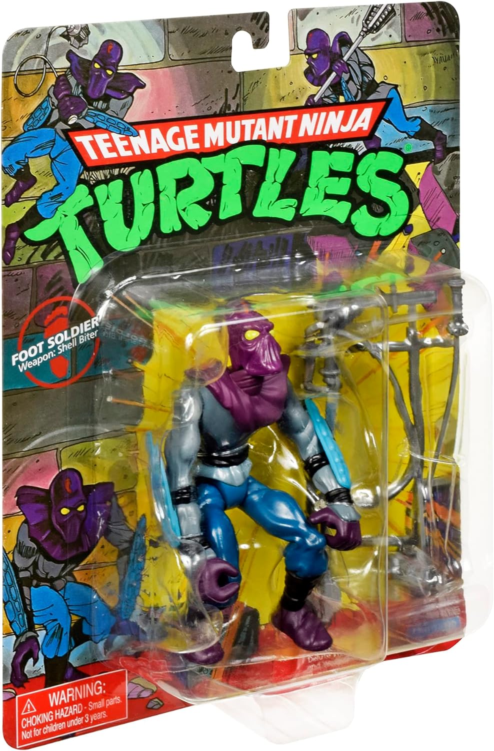 Teenage Mutant Ninja Turtles: 4” Original Classic Foot Solider Basic Figure by Playmates Toys