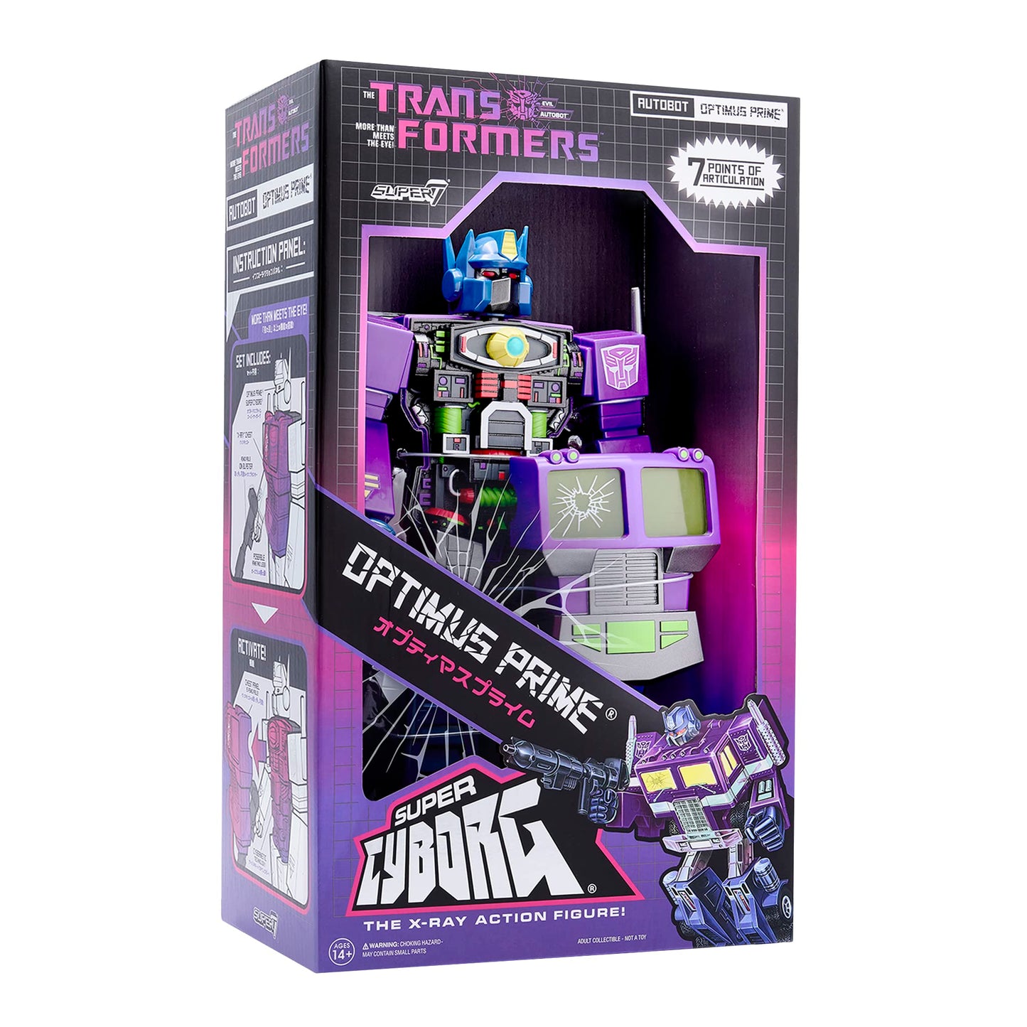 Super7 Transformers Bumblebee (G1 Full Color) 10 in Super Cyborg Figure