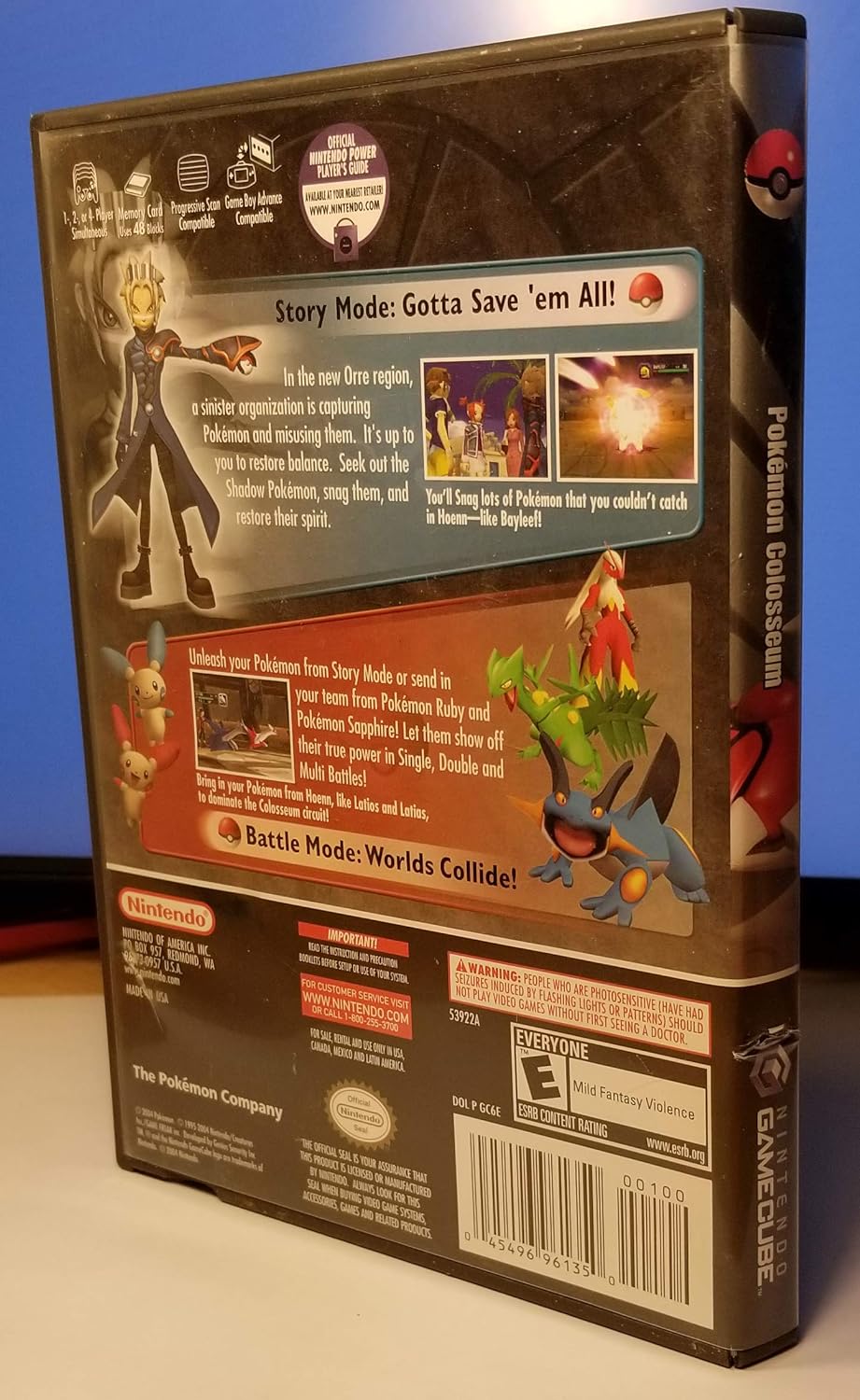 Pokemon Colosseum Video Game for Nintendo GameCube