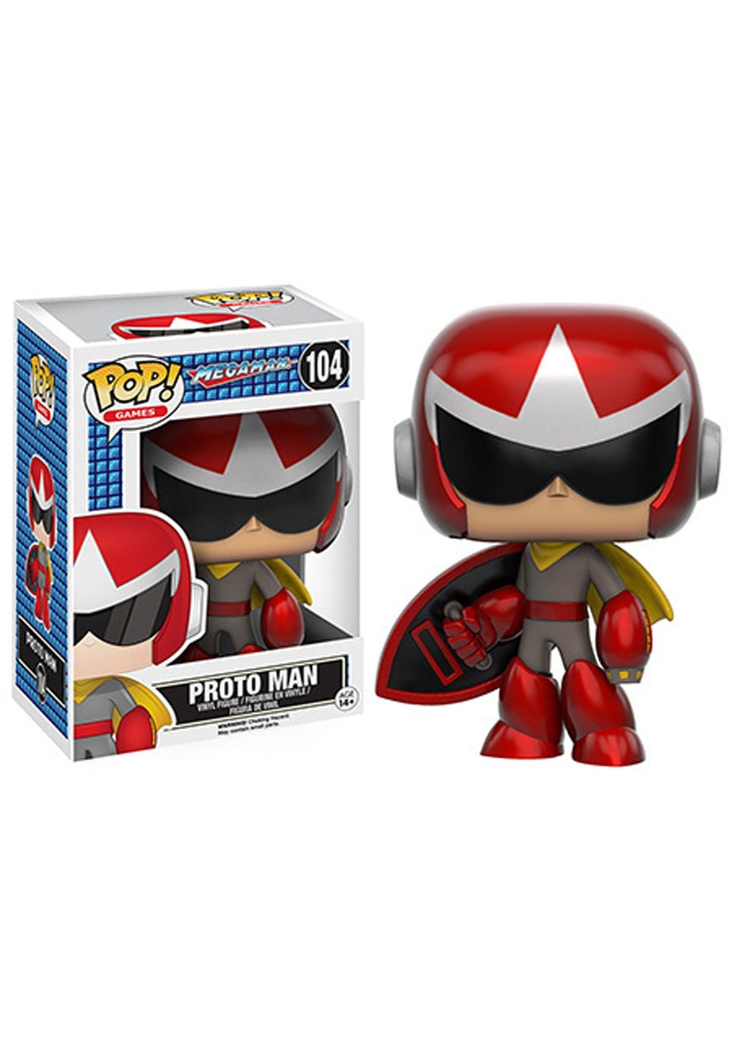 Funko POP Games: Mega Man - Proto Man Action Figure