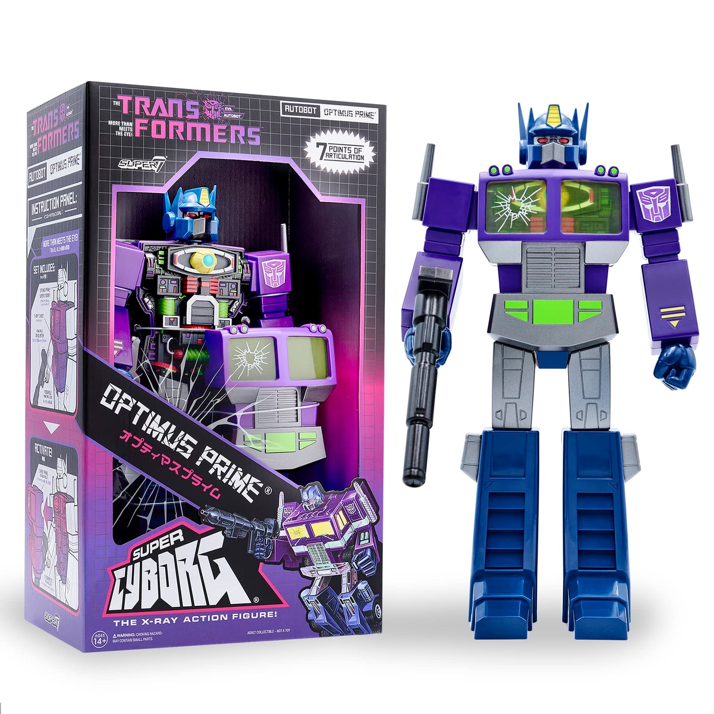 Super7 Transformers Bumblebee (G1 Full Color) 10 in Super Cyborg Figure