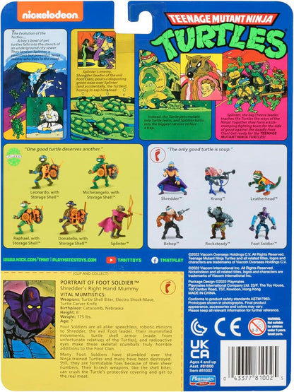 Teenage Mutant Ninja Turtles: 4” Original Classic Foot Solider Basic Figure by Playmates Toys