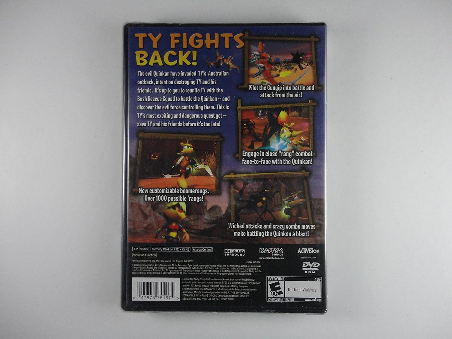 TY3 Tasmanian Tour: Night of the Quinkan for PlayStation 2